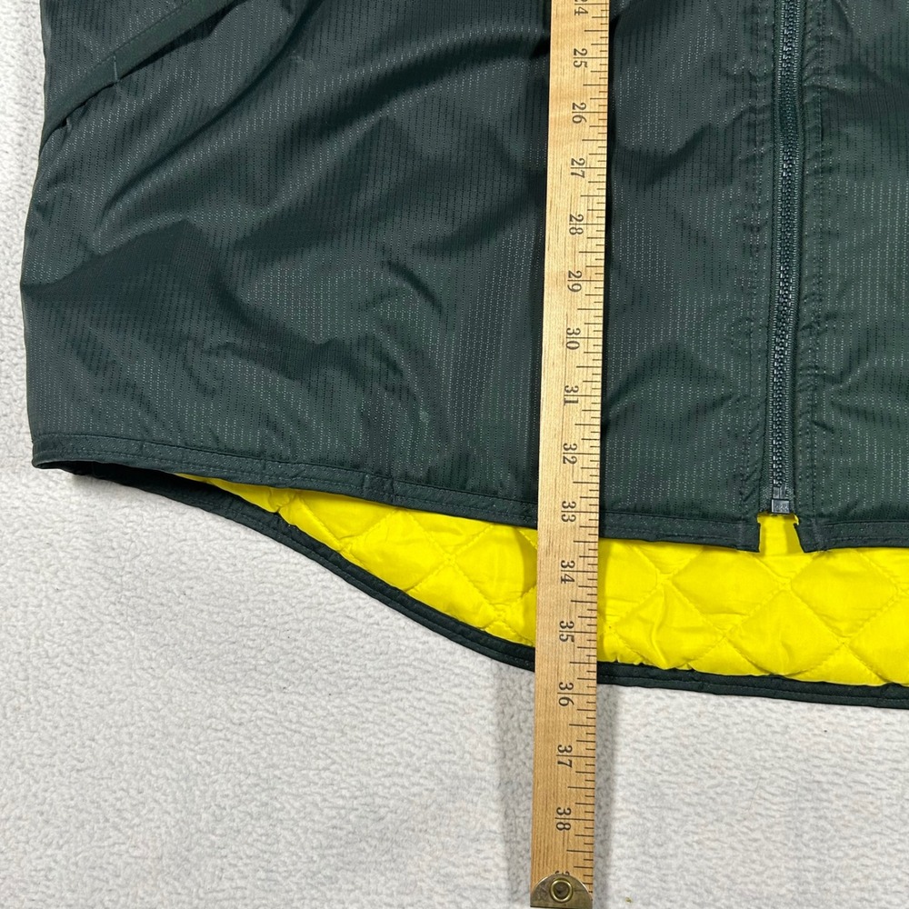 Nike Jacket Mens 2XL Green Oregon Ducks Hooded Quilted Parka Full Zip Sideline - Picture 10 of 14